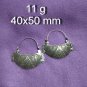 FINE SILVER EARRINGS 925 STERLING CRAFT VINTAGE TRIBAL JEWELRY WOMEN LOT1721