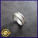 FINE SILVER RINGS 925 STERLING ADJUSTABLE SIZE FASHION TWINKLE LUXURY PRECIOUS