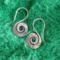FINE SILVER EARRINGS 925 STERLING CRAFT VINTAGE TRIBAL FASHION ARTISAN LOT1611