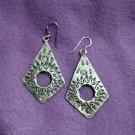 FINE SILVER EARRINGS 925 STERLING CRAFT VINTAGE TRIBAL JEWELRY WOMEN LOT1762