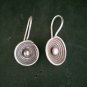 FINE SILVER EARRINGS 925 STERLING CRAFT Dangle 4g Filigree Tiny Bowl 23249