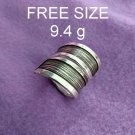 Fine Silver Rings Sterling 925 반지 Craft Jewelry Fashion Adjustable Size R78025