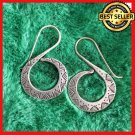 FINE SILVER EARRINGS 925 STERLING CRAFT VINTAGE TRIBAL FASHION ARTISAN LOT1601