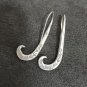 FINE SILVER EARRINGS VINTAGE CRAFT DANGLE ARTISAN 8g FANCY BAIT HOOK #E033