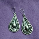 FINE SILVER EARRINGS 925 STERLING CRAFT VINTAGE TRIBAL JEWELRY WOMEN LOT1723