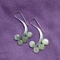 FINE SILVER EARRINGS 925 STERLING CRAFT CLUSTDLYSAU JEWELRY WOMEN LOT1775