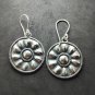 FINE SILVER EARRINGS 925 STERLING CRAFT Hook 10g LOT18 Dangle Tribal Round 24