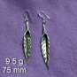 FINE SILVER EARRINGS 925 STERLING CRAFT VINTAGE TRIBAL JEWELRY WOMEN LOT1713
