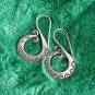 FINE SILVER EARRINGS 925 STERLING CRAFT VINTAGE TRIBAL FASHION ARTISAN LOT1603