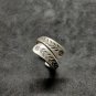 FINE SILVER RINGS 925 STERLING &atilde;�&ordf;&atilde;�&sup3;&atilde;�&deg; BAGUE ADJUSTABLE SIZE WRAP FINGER OLIVE THEME