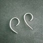 FINE SILVER EARRINGS 925 STERLING CRAFT Dangle 1g Little pierce hook 23610