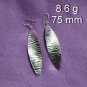 FINE SILVER EARRINGS 925 STERLING CRAFT VINTAGE TRIBAL JEWELRY WOMEN LOT1740