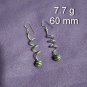 FINE SILVER EARRINGS 925 STERLING CRAFT CLUSTDLYSAU JEWELRY WOMEN LOT1787