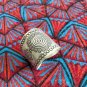 Fine Silver Rings Sterling 925 &euml;&deg;�&igrave;&sect;� Craft Free Size Vintage Spiral Engrave R641005