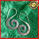 FINE SILVER EARRINGS 925 STERLING CRAFT VINTAGE TRIBAL FASHION ARTISAN LOT1609