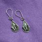 FINE SILVER EARRINGS 925 STERLING CRAFT VINTAGE TRIBAL JEWELRY WOMEN LOT1739