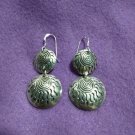 FINE SILVER EARRINGS 925 STERLING CRAFT VINTAGE TRIBAL JEWELRY WOMEN LOT1716