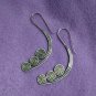 FINE SILVER EARRINGS 925 STERLING CRAFT VINTAGE TRIBAL JEWELRY WOMEN LOT1737