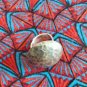 Fine Silver Rings Sterling 925 &euml;&deg;�&igrave;&sect;� Craft Free Size Hammer Round Vintage R641004