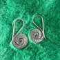 FINE SILVER EARRINGS 925 STERLING CRAFT VINTAGE TRIBAL FASHION ARTISAN LOT1624