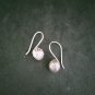 FINE SILVER EARRINGS 925 STERLING CRAFT Dangle 2g Hill Tribe Cute Hook 23223