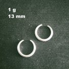 FINE SILVER EARRINGS 925 STERLING CRAFT Dangle 1g Little pierce ring 23609 FINE SILVER EARRINGS 925 STERLING CRAFT Dangle 1g Little pierce ring 23609
