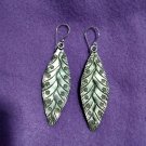 FINE SILVER EARRINGS 925 STERLING CRAFT VINTAGE TRIBAL JEWELRY WOMEN LOT1703