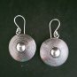 FINE SILVER EARRINGS 925 STERLING CRAFT Dangle 10g Hill Tribe Round Spiral 23221