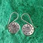 FINE SILVER EARRINGS 925 STERLING CRAFT VINTAGE TRIBAL FASHION ARTISAN LOT1606