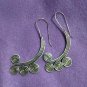 FINE SILVER EARRINGS 925 STERLING CRAFT VINTAGE TRIBAL JEWELRY WOMEN LOT1710