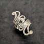 FINE SILVER RINGS 925 STERLING &atilde;�&ordf;&atilde;�&sup3;&atilde;�&deg; BAGUE ADJUSTABLE SIZE LUXURY SPLASH LONG RING