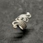 FINE SILVER RINGS 925 STERLING &atilde;�&ordf;&atilde;�&sup3;&atilde;�&deg; BAGUE ADJUSTABLE SIZE LUXURY SPLASH LONG RING