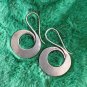 FINE SILVER EARRINGS 925 STERLING CRAFT VINTAGE TRIBAL FASHION ARTISAN LOT1608