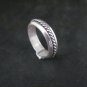 FINE SILVER RINGS 925 STERLING &atilde;�&ordf;&atilde;�&sup3;&atilde;�&deg; BAGUE SMALL SIMPLE CURLY FASHION STYLE