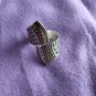 FINE SILVER RINGS 925 STERLING &atilde;�&ordf;&atilde;�&sup3;&atilde;�&deg; BAGUE ADJUSTABLE SIZE WEAVE COVER R7704