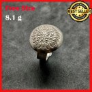 FINE SILVER RINGS 925 STERLING リング BAGUE ADJUSTABLE SIZE ROUND DOME TRIBAL FINE SILVER RINGS 925 STERLING リング BAGUE ADJUSTABLE SIZE ROUND DOME TRIBAL