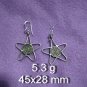 FINE SILVER EARRINGS 925 STERLING CRAFT CLUSTDLYSAU JEWELRY WOMEN LOT1780