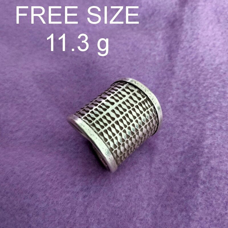 Fine Silver Rings Sterling 925 &euml;&deg;�&igrave;&sect;� Craft Jewelry Fashion Adjustable Size R78030
