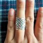 Fine Silver Rings Sterling 925 &euml;&deg;�&igrave;&sect;� Craft Cross Weave Supreme Luxury Women Present