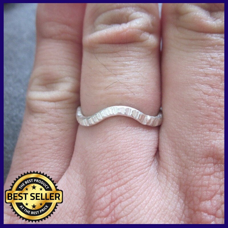 FINE SILVER RINGS 925 STERLING &atilde;�&ordf;&atilde;�&sup3;&atilde;�&deg; BAGUE SCRATCH CURLY LIGHT SMALL CUTE SUPREME