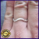 FINE SILVER RINGS 925 STERLING リング BAGUE SCRATCH CURLY LIGHT SMALL CUTE SUPREME