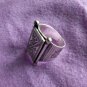 FINE SILVER RINGS 925 STERLING &atilde;�&ordf;&atilde;�&sup3;&atilde;�&deg; BAGUE ADJUSTABLE SIZE TRADITIONAL DOOR R7701