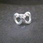FINE SILVER RINGS 925 STERLING &atilde;�&ordf;&atilde;�&sup3;&atilde;�&deg; BAGUE INFINITY HAMMER FASHION STYLE
