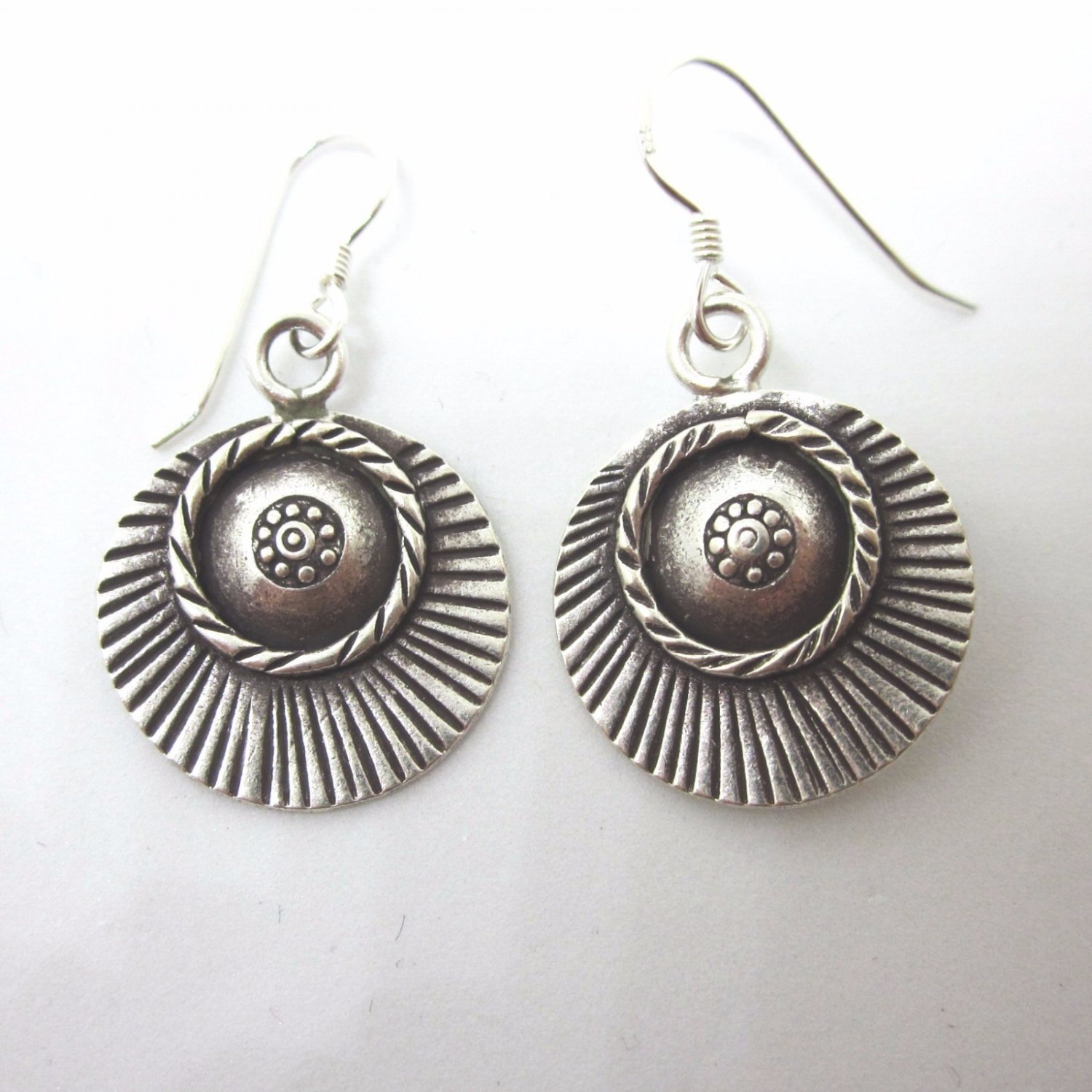 Fine Silver Earrings HillTribe Orecchini &Ntilde;�&ETH;&micro;&Ntilde;�&Ntilde;�&ETH;&sup3;&ETH;&cedil; Tibetan Styles Collectible
