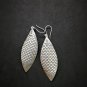 Fine Silver Earrings 925 Trout Fish Dangle Tribal BOHO Craft Collectible
