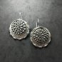 FINE SILVER EARRINGS 925 STERLING CRAFT Hook 14g LOT18 Round Filigree 15