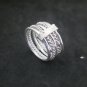 FINE SILVER RINGS 925 STERLING &atilde;�&ordf;&atilde;�&sup3;&atilde;�&deg; BAGUE MULTIPLE BUNCH VARIETY BIND LIGHT