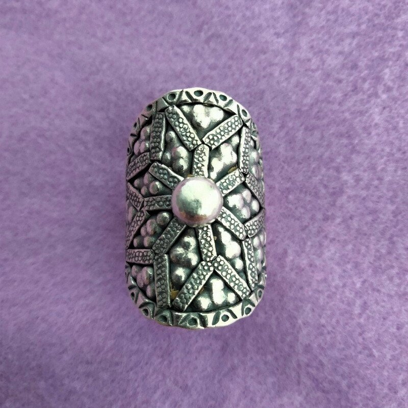 Fine Silver Rings Sterling 925 Craft Jewelry Fashion Adjustable Size R78022