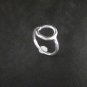 FINE SILVER RINGS 925 STERLING &atilde;�&ordf;&atilde;�&sup3;&atilde;�&deg; BAGUE SMALL FASHION HAMMER ROUND CIRCLE