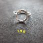FINE SILVER RINGS 925 STERLING &atilde;�&ordf;&atilde;�&sup3;&atilde;�&deg; BAGUE SMALL FASHION HAMMER ROUND CIRCLE